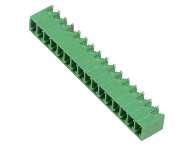 Connector: ontkoppelbare terminal strip; contact; mannelijk Connector: ontkoppelbare terminal strip; contact; mannelijk